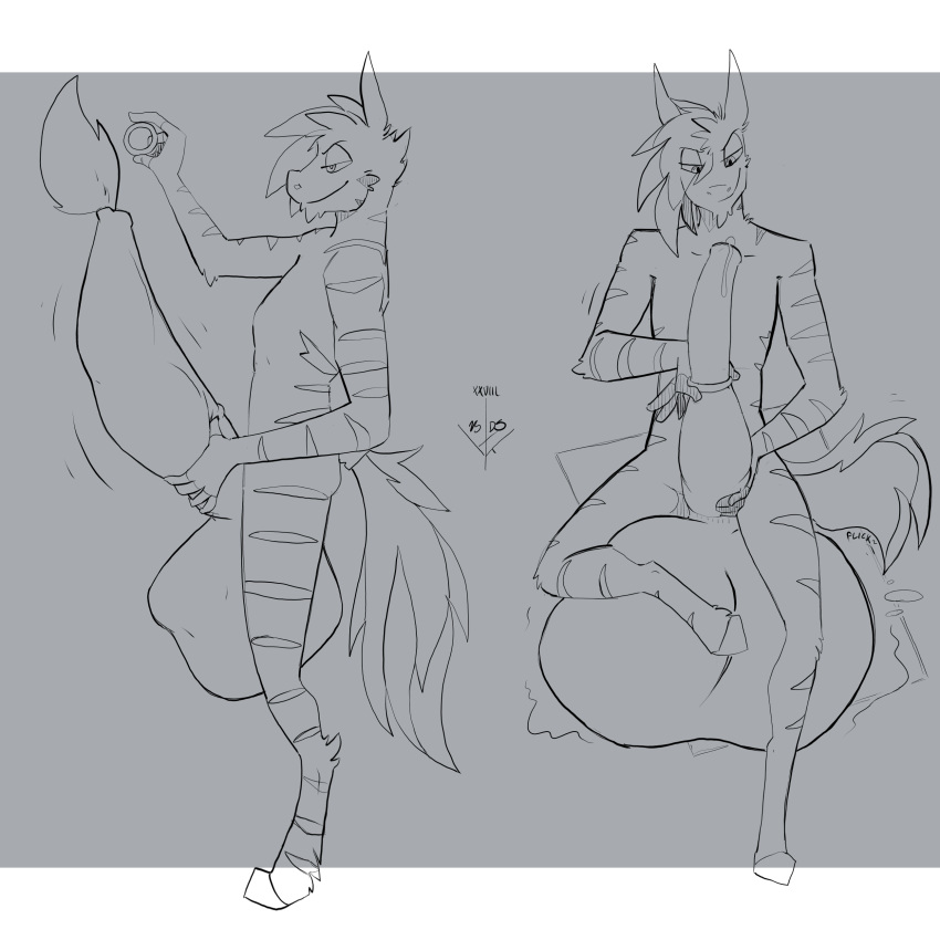 Rule 34 – 1:1 absurd res accessory anthro balls big balls big penis bodily fluids bulge cock ring cock vore duo equid equine genital fluids genitals haan (character) hi res huge balls huge cock hyper hyper balls hyper genitalia hyper penis jewelry letterbox male mammal masturbation monochrome penile penile masturbation penis penis accessory penis jewelry precum sloshing balls stripes topazknight urethral urethral bulge vore zebra | 11817728