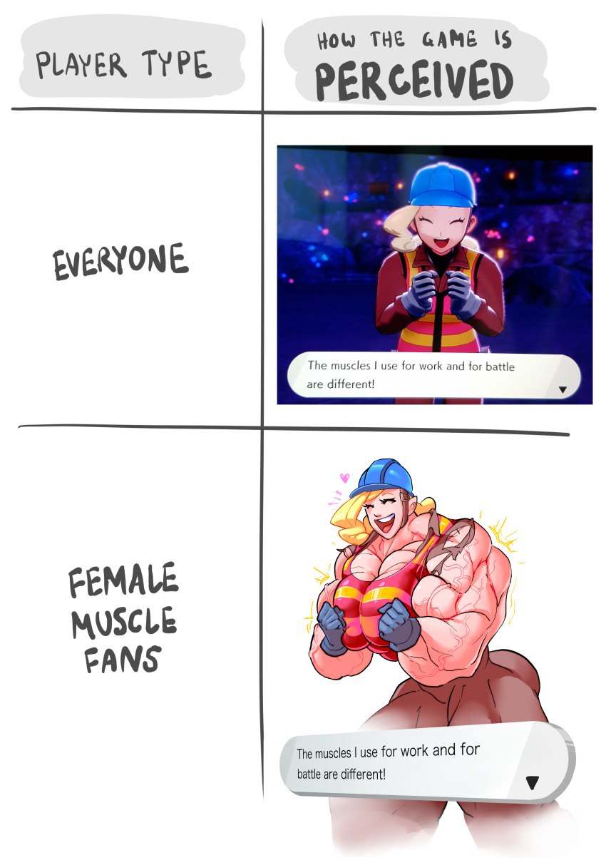 Rule 34 – 1girls 2d abs absurd res artist logo biceps big big ass big biceps big breasts big muscles blonde hair breasts construction worker digital media (artwork) female female focus female only human human only hyper hyper muscles light-skinned female light skin meme muscle growth muscles muscular muscular arms muscular female muscular legs muscular thighs nintendo npc trainer pokemon pokemon ss solo solo female thighs tight clothing vein veiny muscles what a mass! worker (pokemon) worker (pokemon ss) | 11735137
