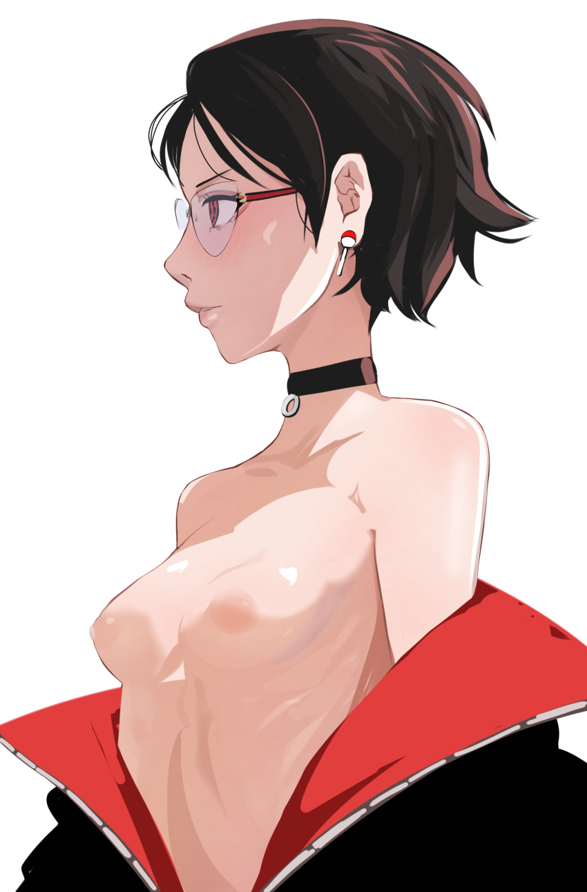 Rule 34 – 1girls areolae bare shoulders black hair blush boruto: naruto next generations boruto: two blue vortex breasts out choker collar ear piercing earrings erect nipples exposed breasts female female focus female only glasses hi res high resolution highres jacket jewelry large areolae lips lipstick lukasama7 makeup messy hair naruto naruto (series) nipples no bra perky breasts petite pink lips pink lipstick pink nipples pinup pixie cut pose posing red eyes sarada uchiha sharingan short hair shounen jump shueisha side view sideboob small breasts solo solo female solo focus standing teen teenage girl teenager tomboy topless topless female uchiha sarada uchiha symbol undressing very high resolution weekly shonen jump | 11756345