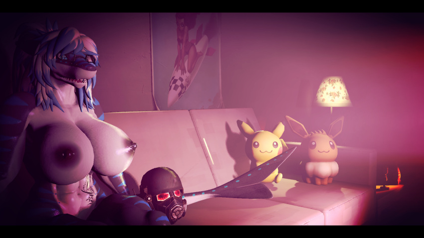 Rule 34 – 16:9 3d (artwork) anthro armor big breasts black bars breasts countershading digital media (artwork) eevee fallout female fish generation 1 pokemon headgear helmet hi res huge breasts j atomic cherry letterbox marine microsoft ncr ranger (fallout) night nika sharkeh nintendo nipples pikachu plushie pokemon pokemon (species) relaxing shark solo warfare machine watching movie widescreen | 11811993