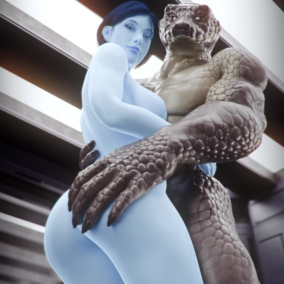 Rule34 – big_breasts breasts_against_chest dat_ass female halo_infinite hand_on_butt imminent_sex larger_male looking_at_viewer looking_down male muscular_male nice_ass petruz_(copyright) rubbing_ass smug snake_(petruz) snake_humanoid the_weapon_(halo_infinite) video