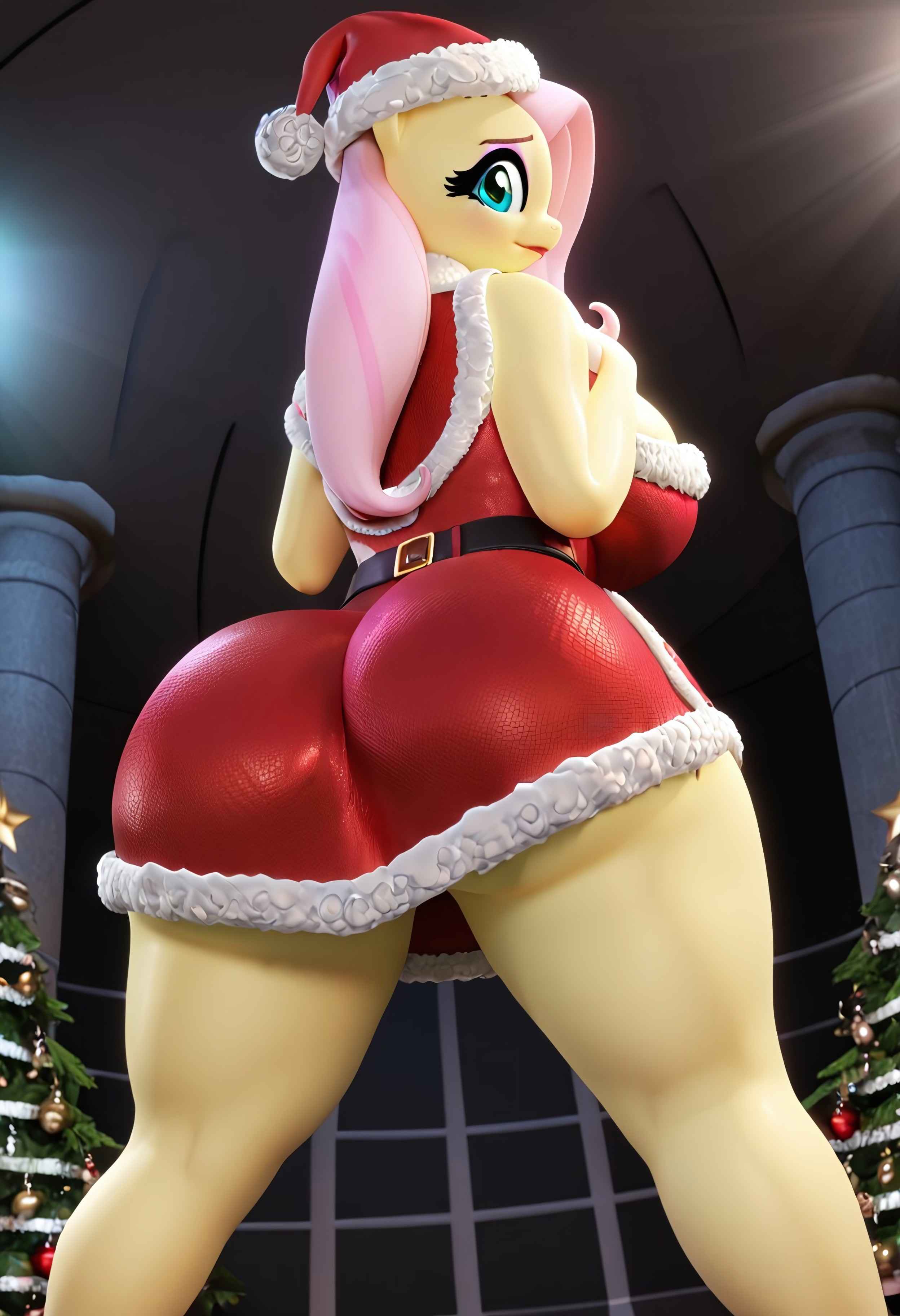 Rule 34 – 3d ai generated christmas christmas outfit fluttershy (mlp) my little pony tagme vhsclop115(artist) | 12042277
