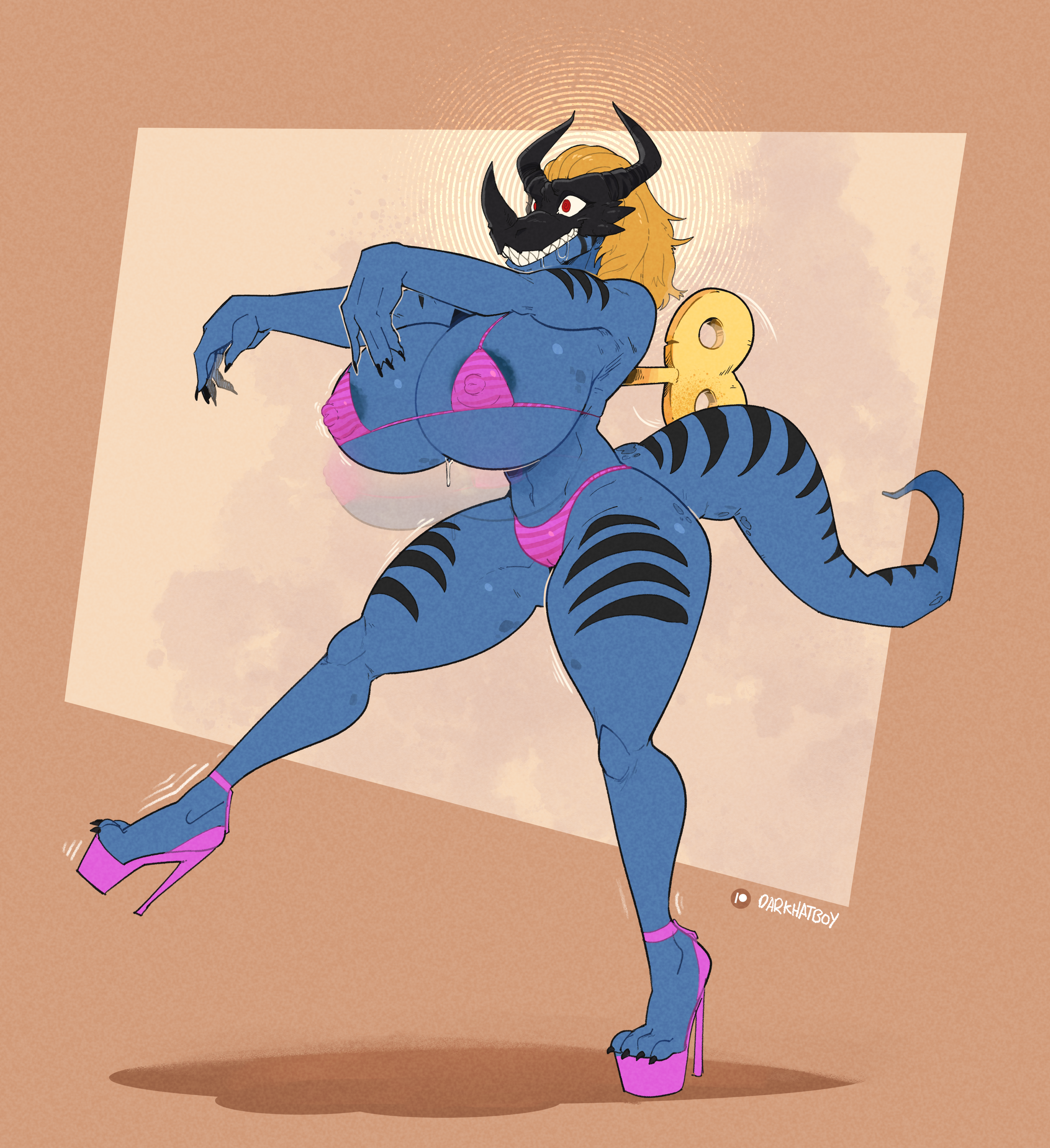 Rule34 – big_breasts bikini brainwashing empty_eyes eva_(secret_pervert) furry furry_female huge_breasts hypnosis large_breasts mind_control wind-up_key