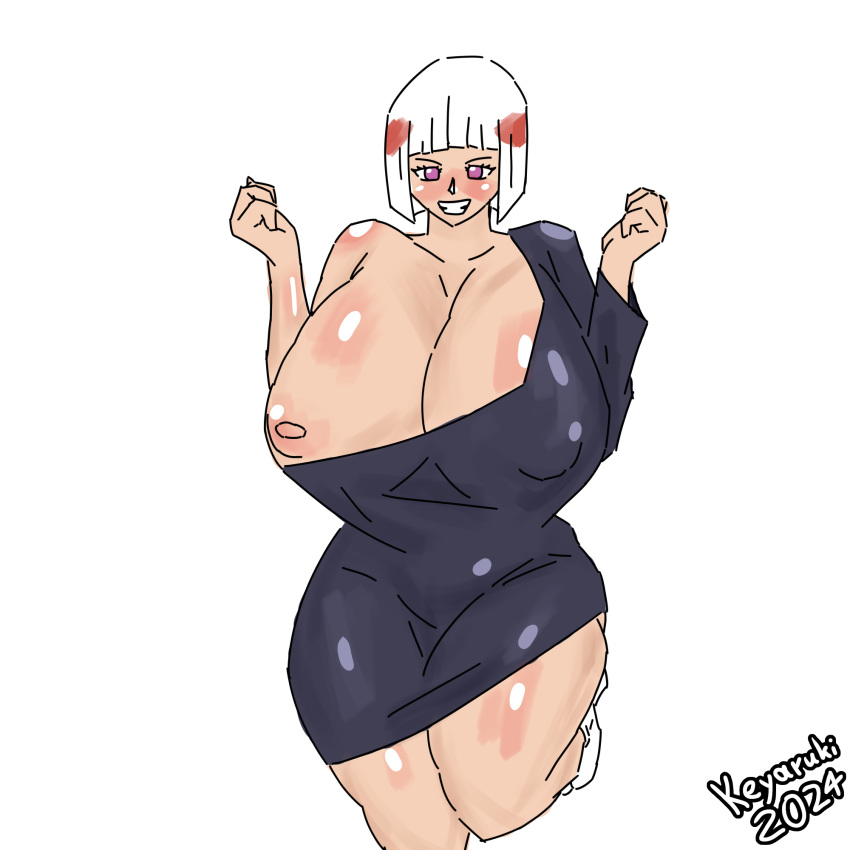 Rule 34 – 1female 1girls 2d 2d (artwork) ass big ass big breasts big hips big thighs boobs bigger than head breasts female female female focus female only flat colors gigantic breasts hips japanese clothes japanese clothing jujutsu kaisen keyaruki massive breasts red hair shiny skin signature simple background simple coloring solo solo focus standing thick thighs thighs twitter link unrealistic proportions uraume voluptuous voluptuous female white hair | 12061400