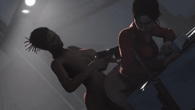 Rule34 – 1girl1futa bent_over black_hair brown_hair cinder_block dark-skinned_futanari dreadlocks forced futa_on_female futanari_penetrating gun gunpoint holding_gun holding_object holding_weapon hoop_earrings interracial light light-skinned_female night nude_futanari partially_clothed_female pistol rape red_jacket rifle rochelle_(left_4_dead) rottingsfm smile weapon zoey_(left_4_dead)