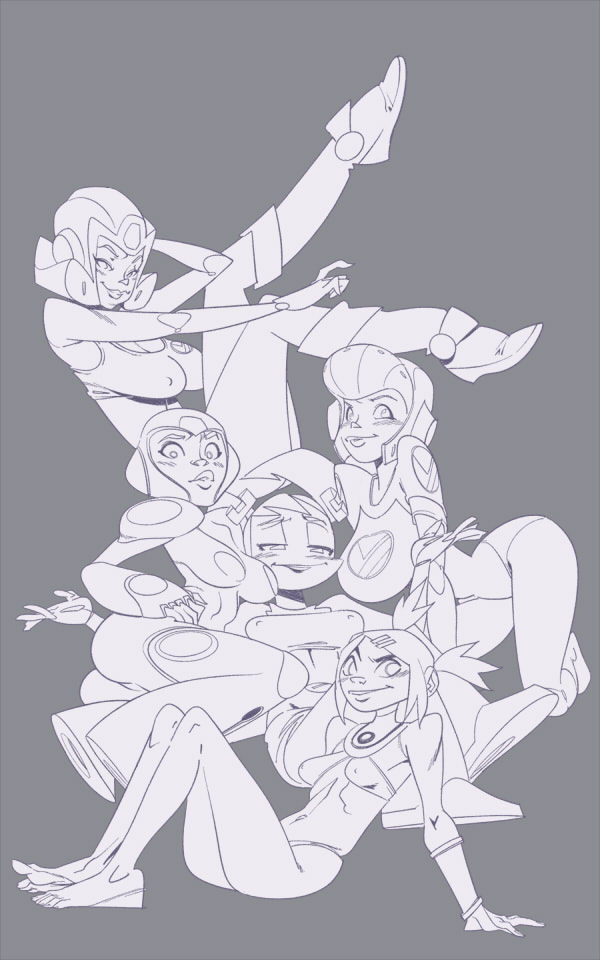 Rule 34 – alternate version available aya (green lantern) bo (mighty orbots) crossover dc comics jenny wakeman mighty orbots my life as a teenage robot ohno (mighty orbots) pennicandies sari sumdac tagme transformers transformers animated xj-9 | 12434486