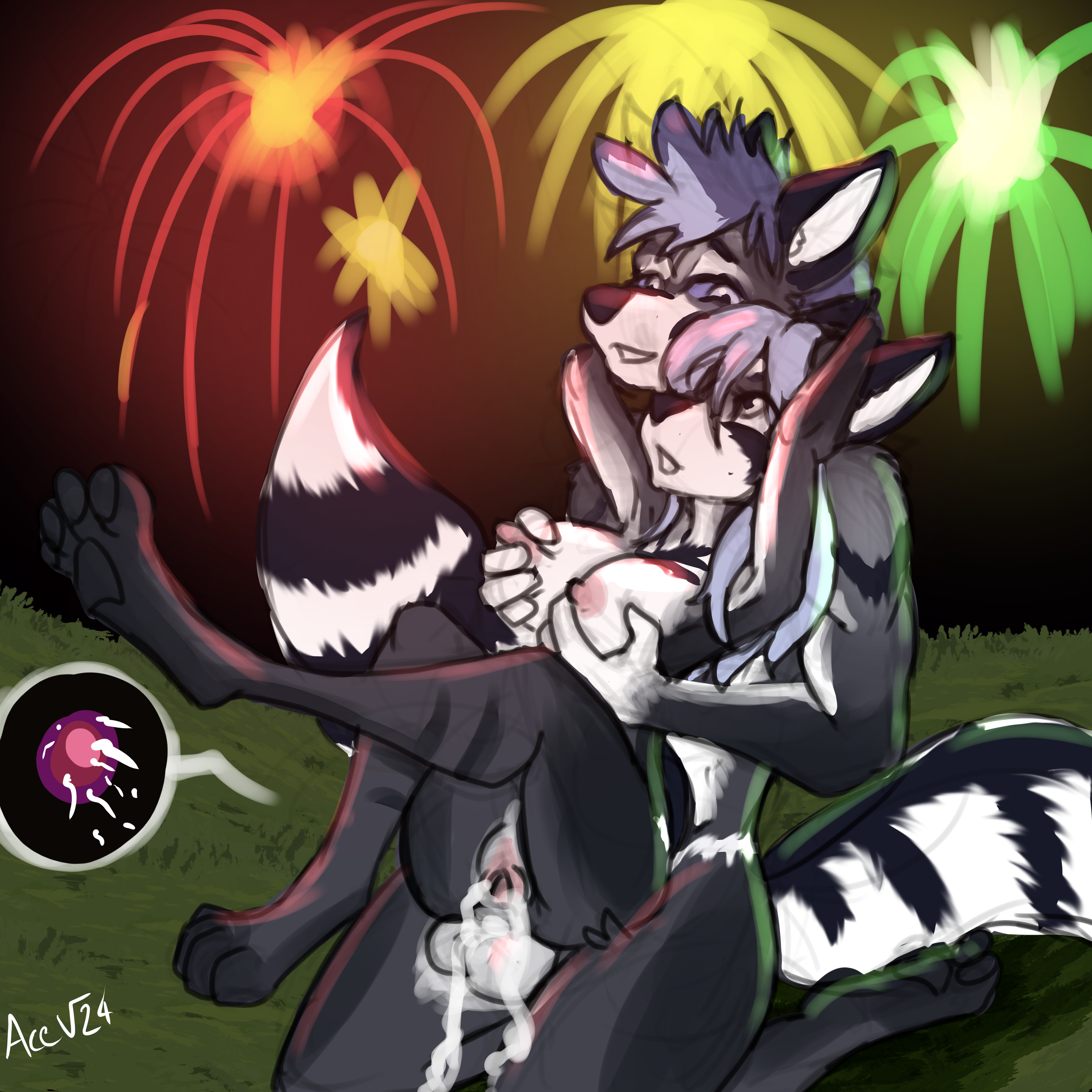 Rule34 – acev anthro bodily_fluids brother_(lore) canid canine cum cum_inside female fireworks fox genital_fluids hybrid impregnation incest_(lore) knotting male male/female mammal procyonid raccoon sibling_(lore) sister_(lore) twincest_(lore) twins_(lore)