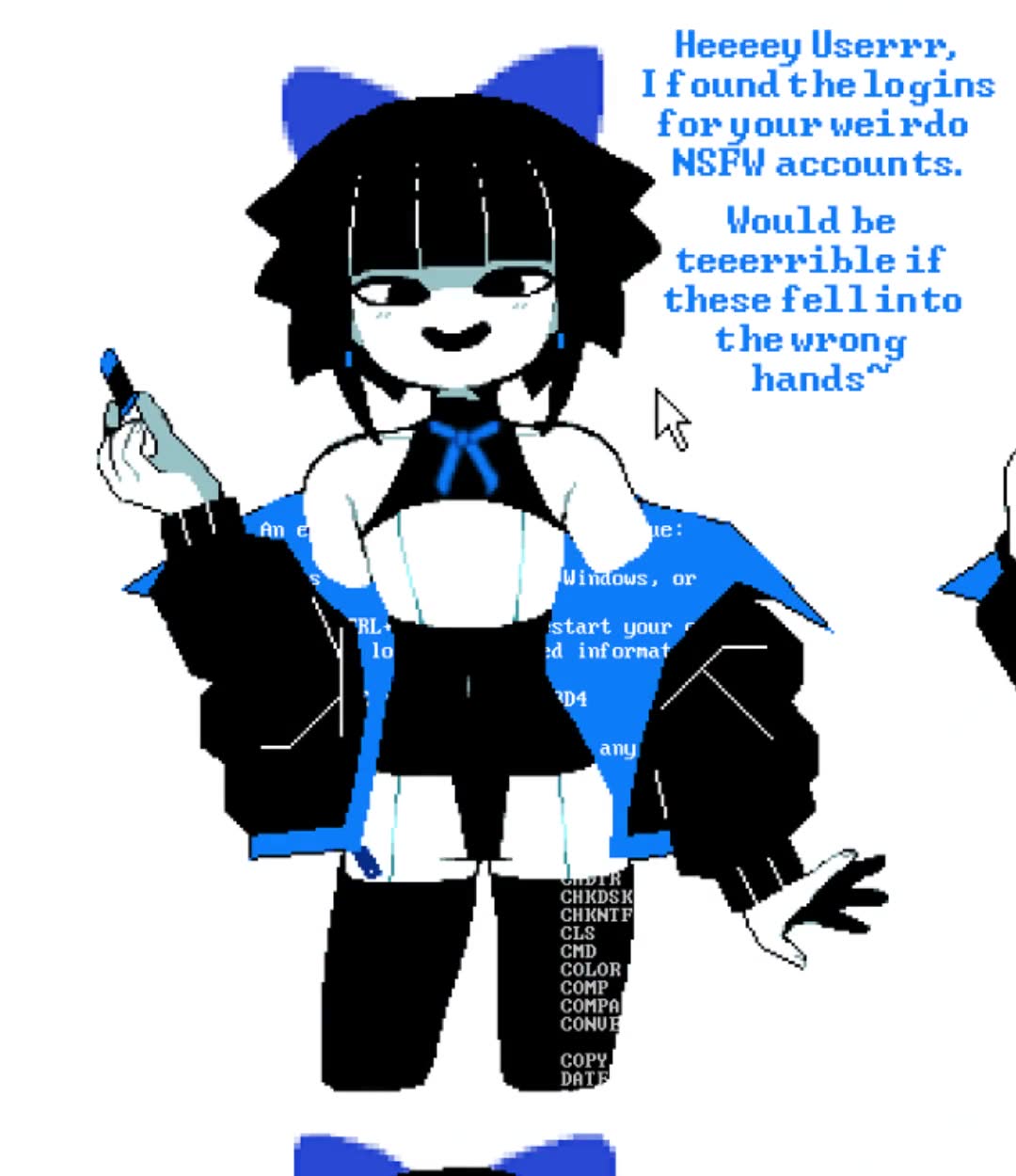 Rule34 – 1boy 1femboy 2024 2d_artwork big_thighs black_hair blue_screen_of_death blush blush_lines body_modification child_bearing_hips clothed clothed_femboy clothed_male clothing computer computer_mouse curvaceous curvaceous_body curvaceous_figure curvaceous_hips curves curvy curvy_body curvy_femboy curvy_figure curvy_hips curvy_male curvy_thighs dialogue embarrassed english femboy femboy_focus femboy_only hair_ribbon hourglass_figure huge_thighs instant_loss instant_loss_2koma large_thighs looking_at_viewer male male_only pale-skinned_femboy pale-skinned_male pale_skin panties revealing_clothes ribbon scam_(dizzyspells) short_hair slim slim_waist smug solo solo_femboy solo_male thick thick_hips thick_legs thick_thighs thigh_growth thighhighs thighs thighs_expansion thong tophat_turtle trap video virus voluptuous voluptuous_femboy voluptuous_male white_body white_skin wide_hips