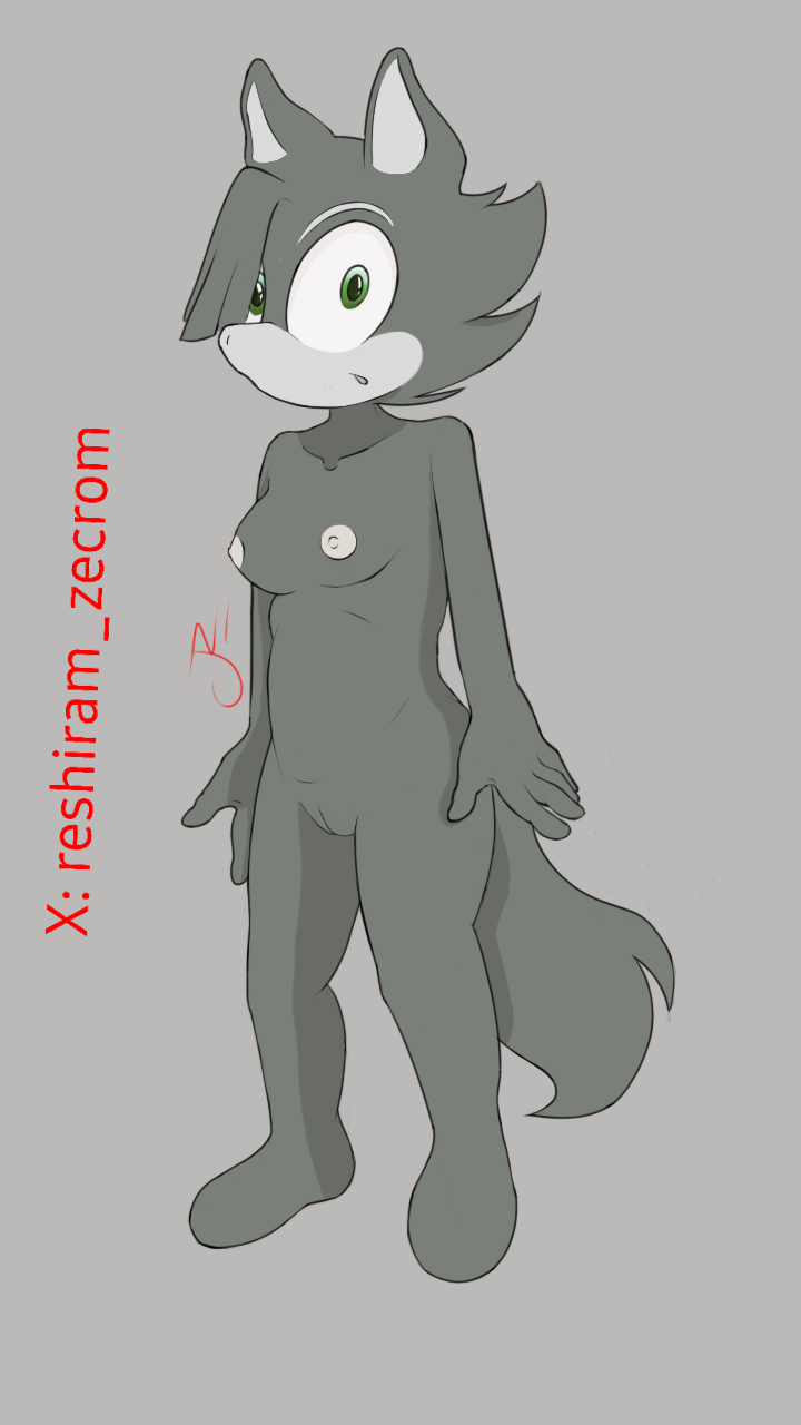 Rule34 – blue_hair breasts breasts_out canid canid_humanoid canine canine_genitalia canine_pussy female feral feral_female feral_only furry furry_female furryfication gray_fur gray_hair green_eyes kaybur_(series) la_coroneta_(series) look_at_you looking_at_viewer looking_at_you mare mare_pussy mobian mobian_(species) mobian_wolf simple white_breasts white_nipples white_tits wolf wolf_ears wolf_girl wolf_humanoid wolf_tail