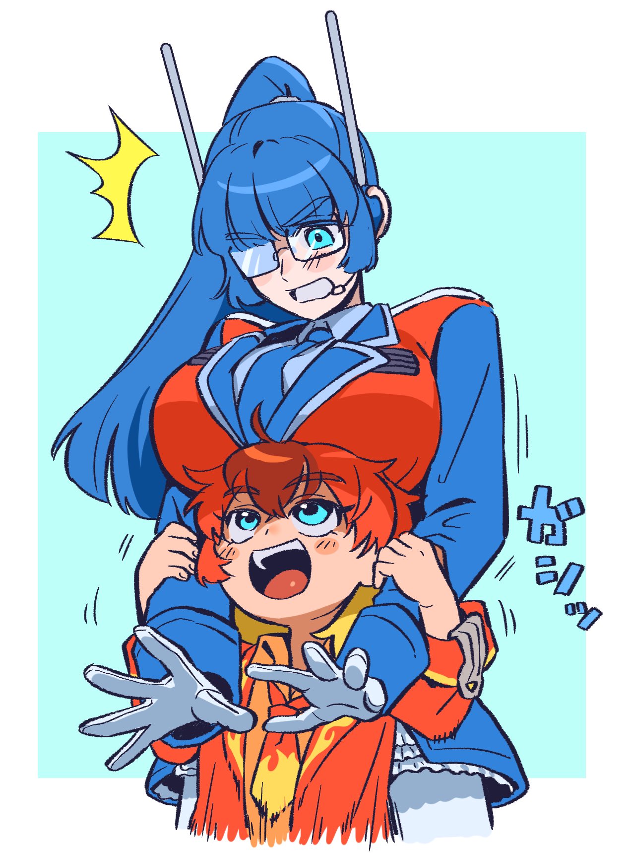 Rule 34 – big breasts blue eyes blue hair blush breasts clothed clothes clothing genderbent genderswap (mtf) gijinka glasses hot rod kpnk anm larger female older female ponytail redhead rule 63 shorter male skirt smaller male suit taller female tied hair transformers transformers g1 ultra magnus younger male | 12307364