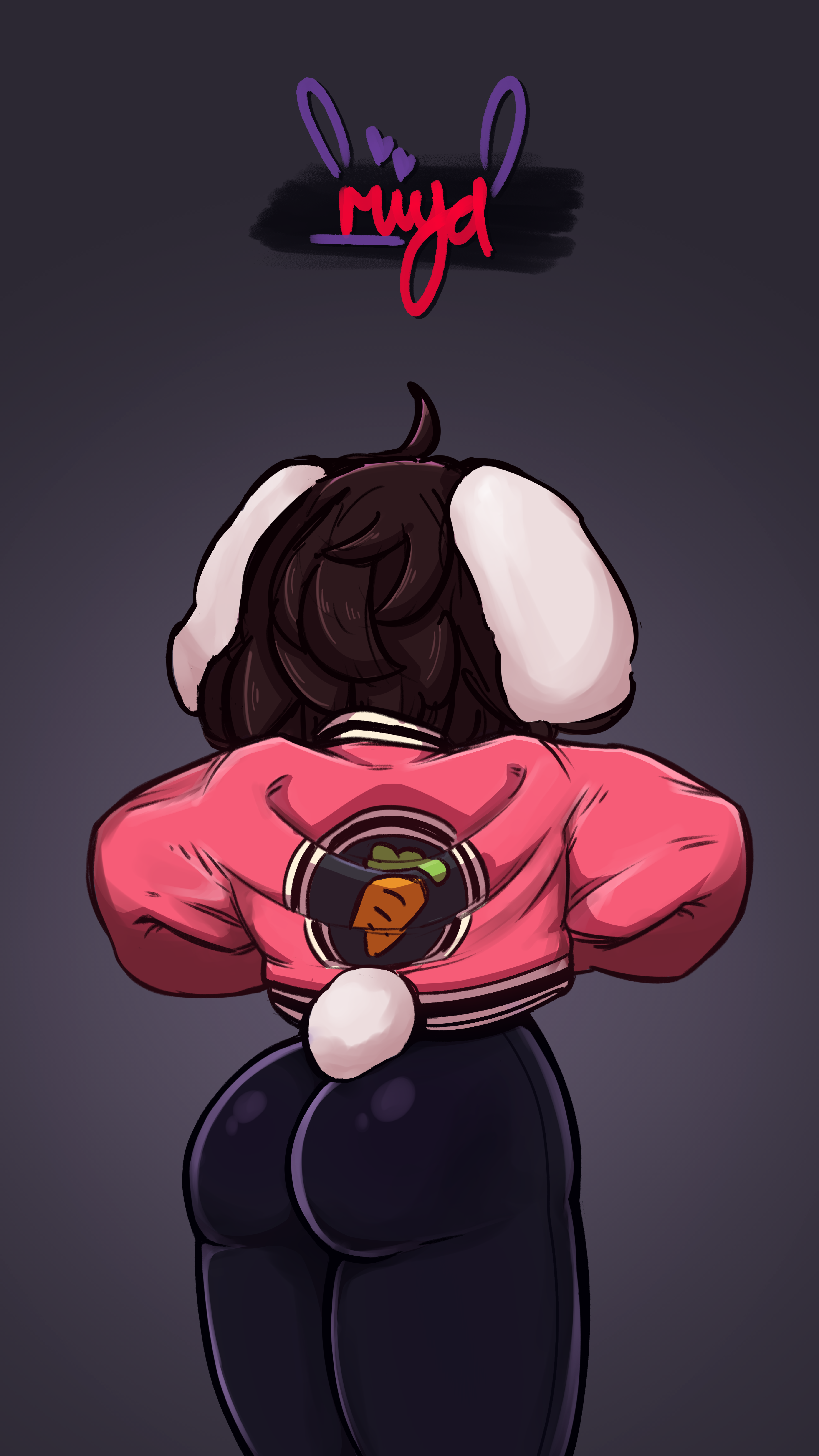 Rule34 – animal_ears ass back_view brown_hair inaba_tewi jacket rabbit_ears riiya932 spats_pants touhou_project