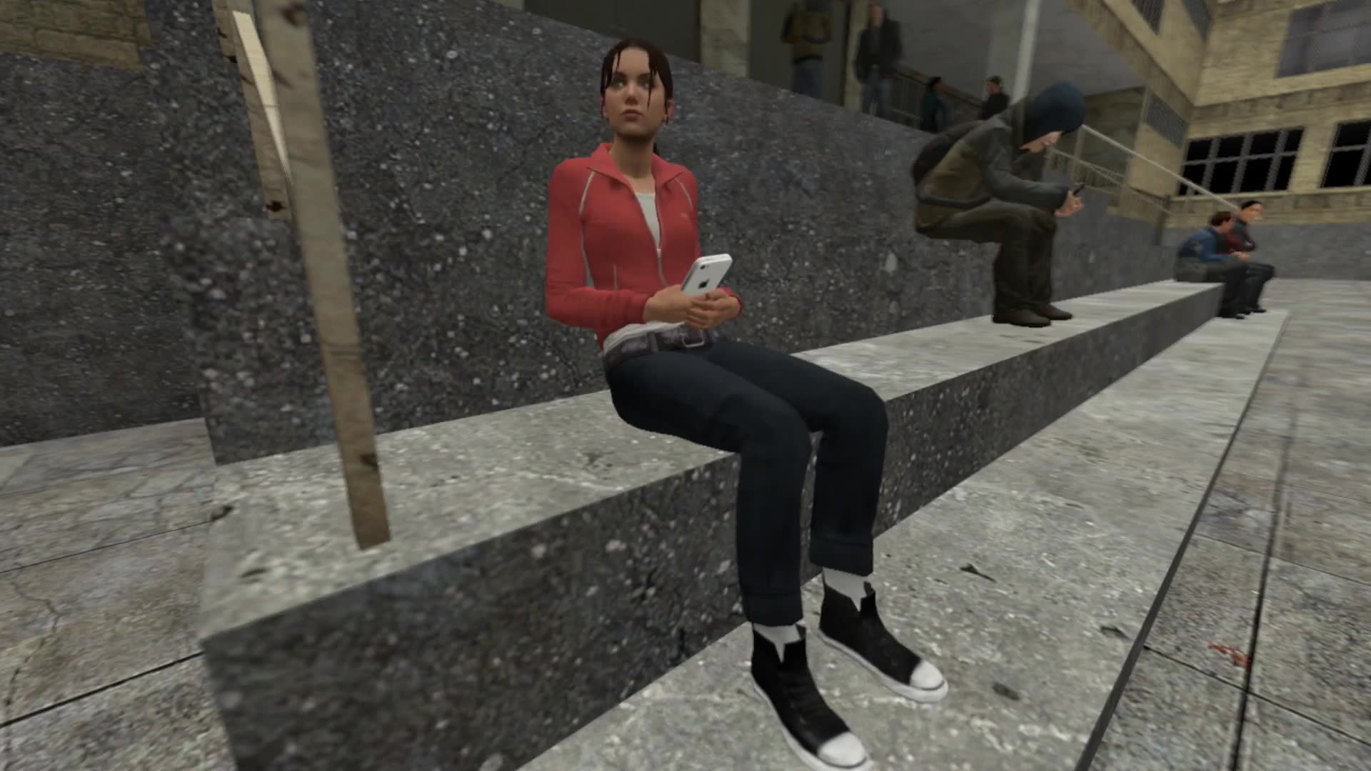 Rule34 – clothed_male_nude_female embarrassed_nude_female masterzenus only_one_naked public public_nudity suddenly_naked taking_picture video zoey_(left_4_dead)