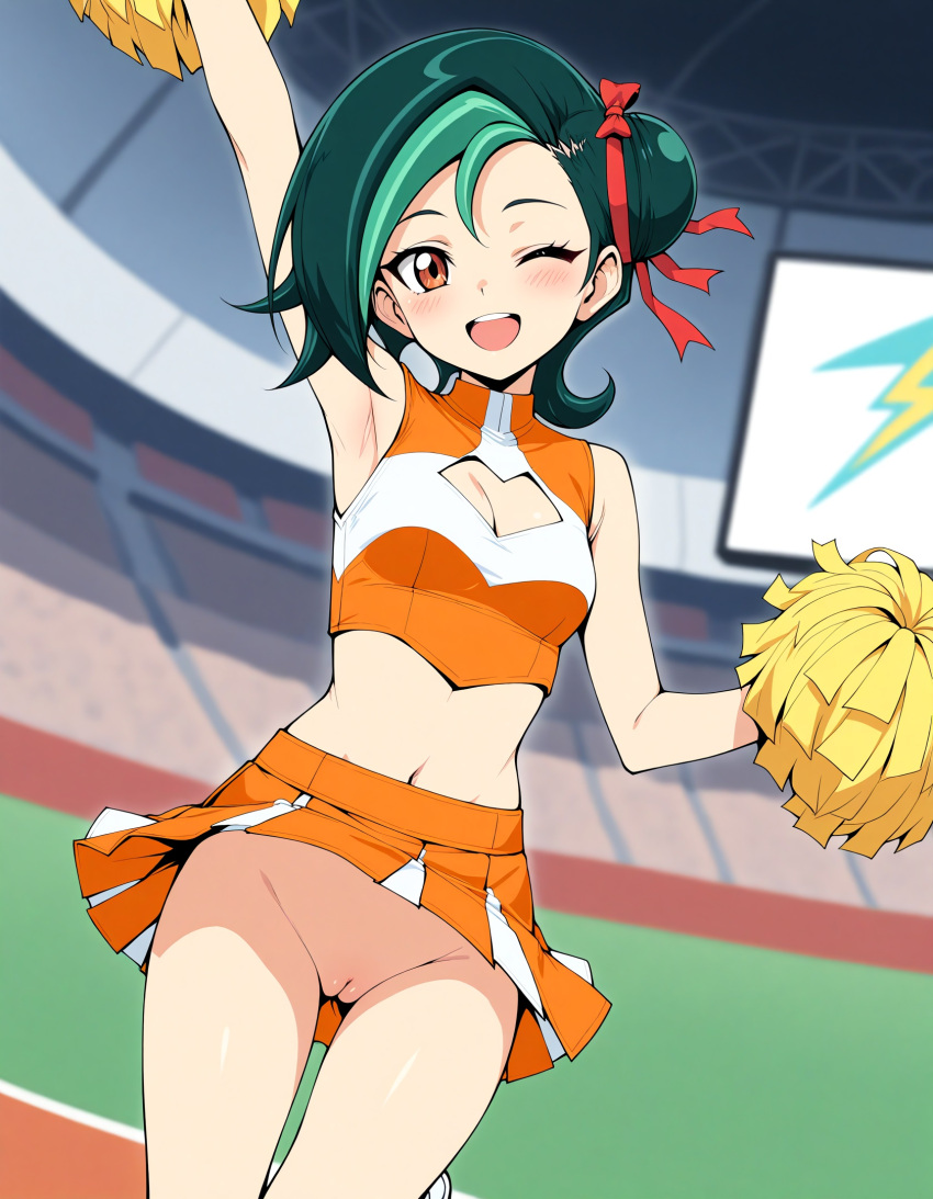 Rule 34 – ai generated ass cheering cheerleader kotori mizuki pussy screen small breasts stadium tori meadows yu-gi-oh! zexal | 12197906