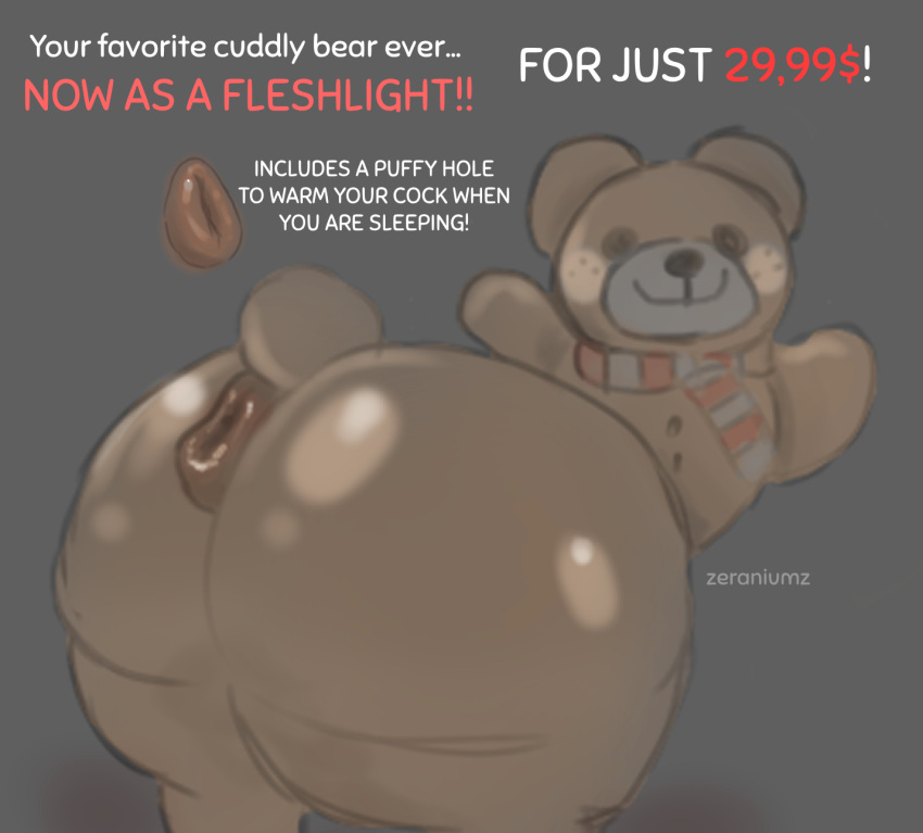 Rule 34 – bear commercial cute donut anus huge ass looking at viewer plushie plushophilia shitpost tagme teddy bear teddy bear (species) what zeraniumz | 12365655