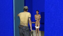 Rule 34 – changing room clothed male nude female covering covering breasts covering pussy ellis (left 4 dead) embarrassed nude female only one naked shorter than 30 seconds tagme trying on clothes video white panties zoey (left 4 dead) | 12313188