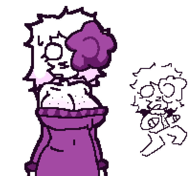 Rule34 – 1female 1girls big_breasts clothed clothing female female_focus female_only flower flower_in_hair freckles_on_breasts one_eye_covered one_eye_obstructed purple_clothing purple_flower purple_sweater solo_female solo_focus solo_girl sprite sprite_art unknown_source white_body white_fur white_hair white_skin