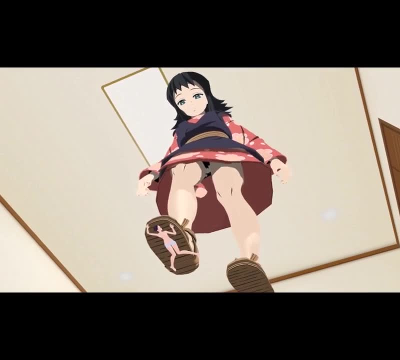 Rule34 – barefoot feet feet_focus foot_fetish foot_focus giantess makomo stomp stomped stomping trample trampling video