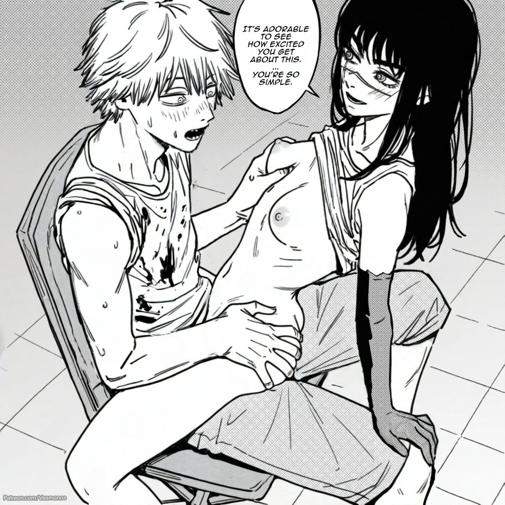 Rule 34 – ai generated ass black hair chainsaw man denji (chainsaw man) long hair nipples scar scars scars on face sex short hair small breasts vaamosai yoru (chainsaw man) | 12570855