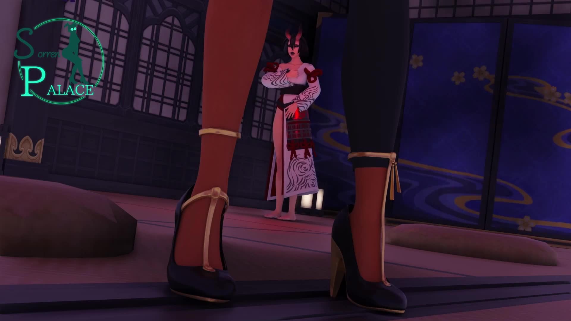 Rule34 – 2girls antonia_(fortnite) asian black_eyes black_hair black_heels brown_skin demon female female_only fog foggy foggy_background fortnite:_battle_royale girl girl_on_girl girls girls_only heels latina laying_down laying_on_back laying_on_floor laying_on_ground long_tongue mask_removed mostly_clothed mostly_clothed_female night_rose no_shoes oni oni_female oni_horns red_rope robe rope ropes skirt sniffing sniffing_feet sorrenpalace sucking sucking_feet sucking_toes tie tongue tongue_out tongue_wrap video white_skin