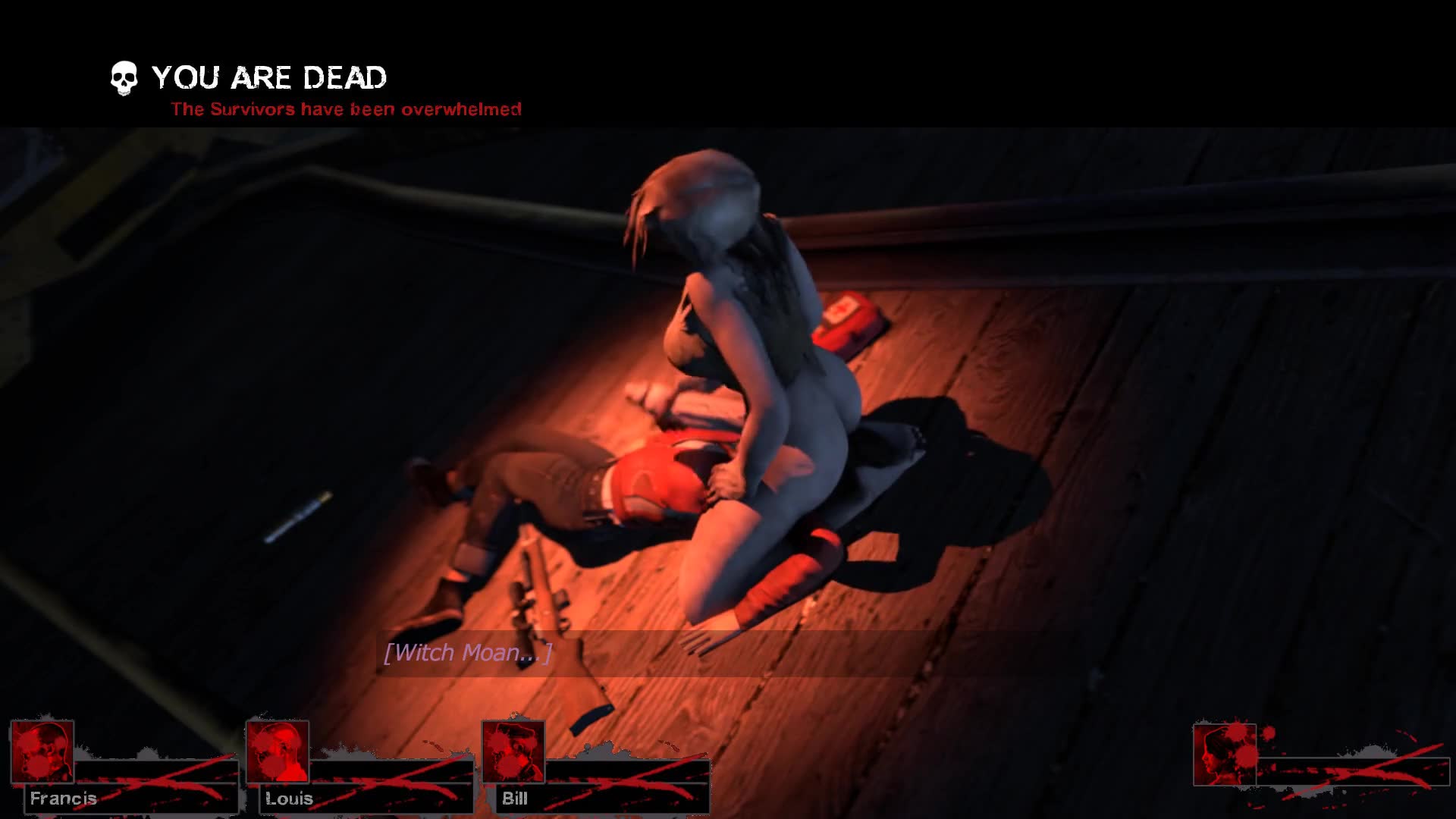Rule34 – death facesitting futa_on_female futanari masturbation necrophilia rottingsfm video witch_(left_4_dead) zoey_(left_4_dead) zombie zombie_girl