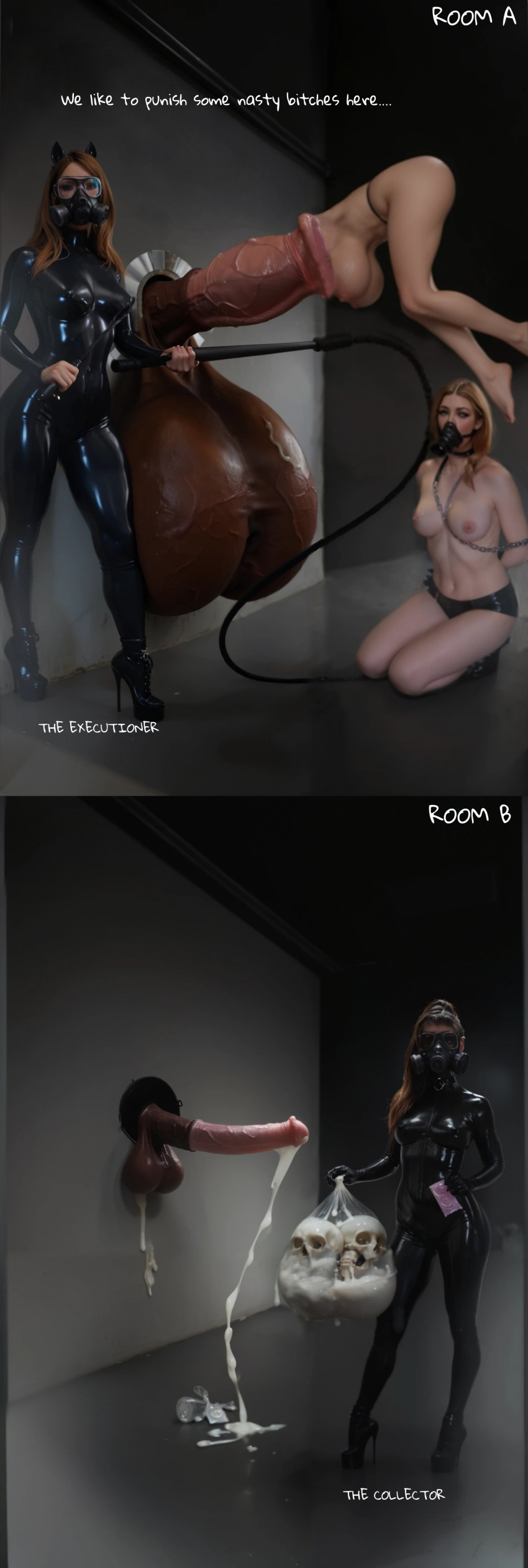 Rule 34 – ai ai assisted ai generated bones in cum chained chained up cock vore condom filling digestion execution extreme content glory hole grotesque grotesque death grotesque genitals horse penis horsecock huge huge balls huge cock huge testicles latex suit monster cock prisoner same size vore tagme veiny penis veiny testicles vore vore warning whip | 12448202