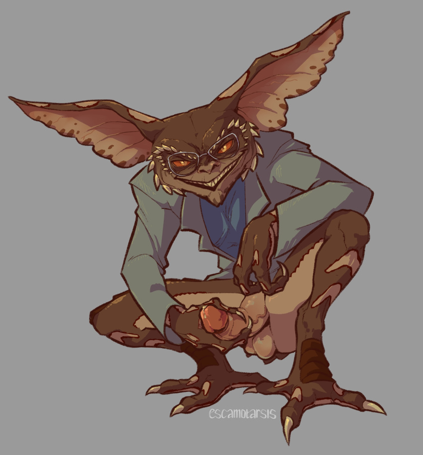 Rule 34 – anthro anthro only balls brain growth claws color crouching digital drawing (artwork) digital media (artwork) goblin gremlin gremlins grey background grinning holding penis markings monster no hair no pants original original artwork partially clothed plain background pointy chin pointy ears pointy teeth precum precum on penis presenting scalie small but hung smaller male smile smiling smug smug face solo male spikes spotted body stroking penis tuxedo tuxedo jacket veiny penis | 12470397