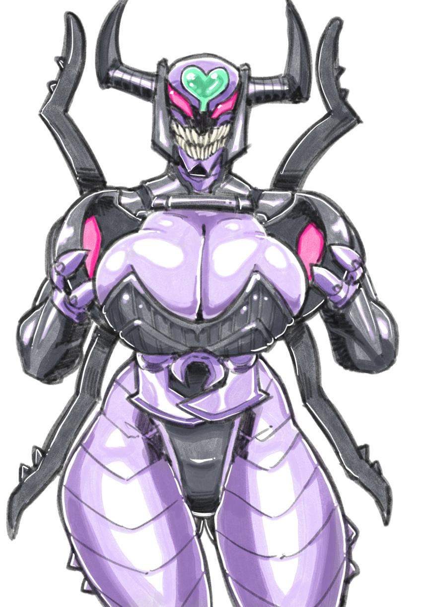 Rule 34 – 1girls antagony big breasts breasts cleveage donut doodles monster girl purple skin robot robot girl robot humanoid sharp teeth solo solo female transformers | 12638818