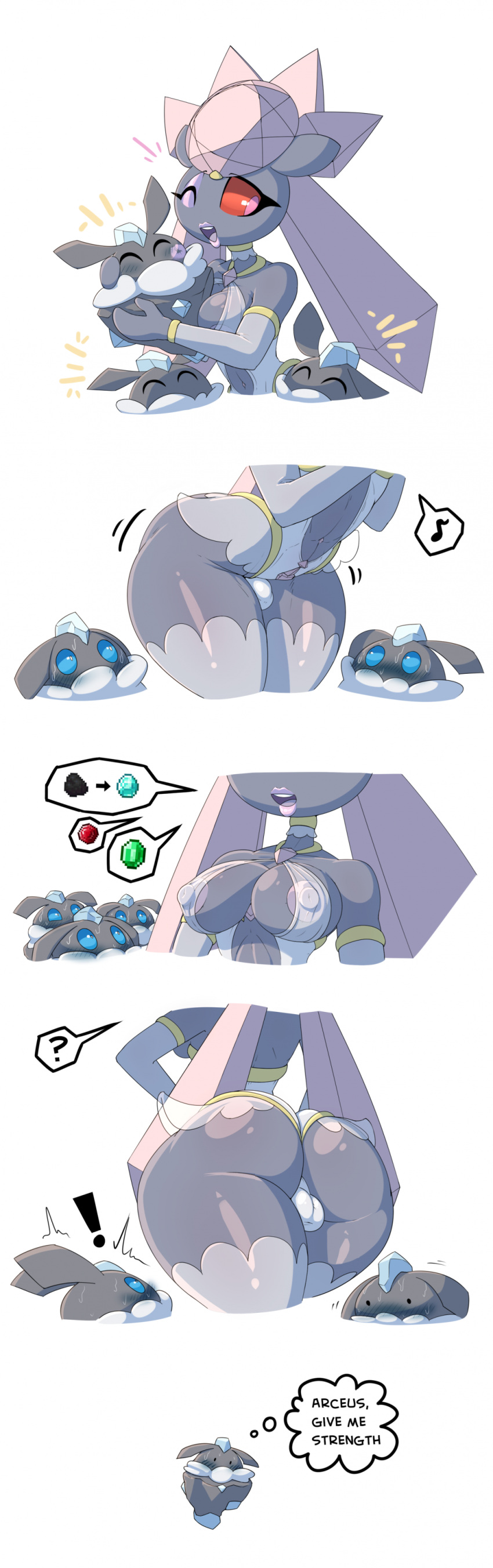 Rule 34 – 2024 absurd res ambiguous gender areola ass balls outline bar emanata big breasts big butt big nipples breasts brown body bulge carbink clothed clothing detailed bulge dialogue diancie edit elemental creature elemental humanoid emanata english text exclamation point eyelashes flash emanata floppy ears forehead gem futanari gem generation 6 pokemon genital outline grey body group hi res humanoid kiss mark legendary pokemon lips mineral fauna mineral humanoid motion lines musical note musical symbol nintendo nipples one eye closed open mouth panties pink areola pink body pink eyes pink lips pink nipples pokemon pokemon (species) pseudo hair red sclera skimpy speech bubble symbol text thought bubble translucent translucent clothing underwear venela white clothing white panties white underwear wide hips | 12629894