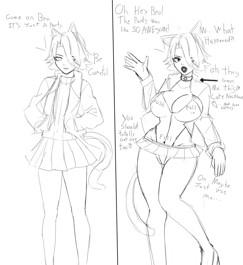 Rule 34 – ass expansion before and after bimbo bimbo body bimbo lips bimbofication bimbofied breasts camel toe cameltoe cat ears cat tail catgirl choker cleavage dialogue expansion eyeshadow flashing pussy heart heart heart-shaped pupils heart eyes heart symbol hips implied transformation jacket jacket open leotard lip expansion lips lipstick miniskirt mofn’t nipple bulge personality change sketch sketchy skimpy skimpy clothes skimpy outfit skirt talking to viewer text tight clothing tight fit transformation transformation through magic work in progress | 12472723