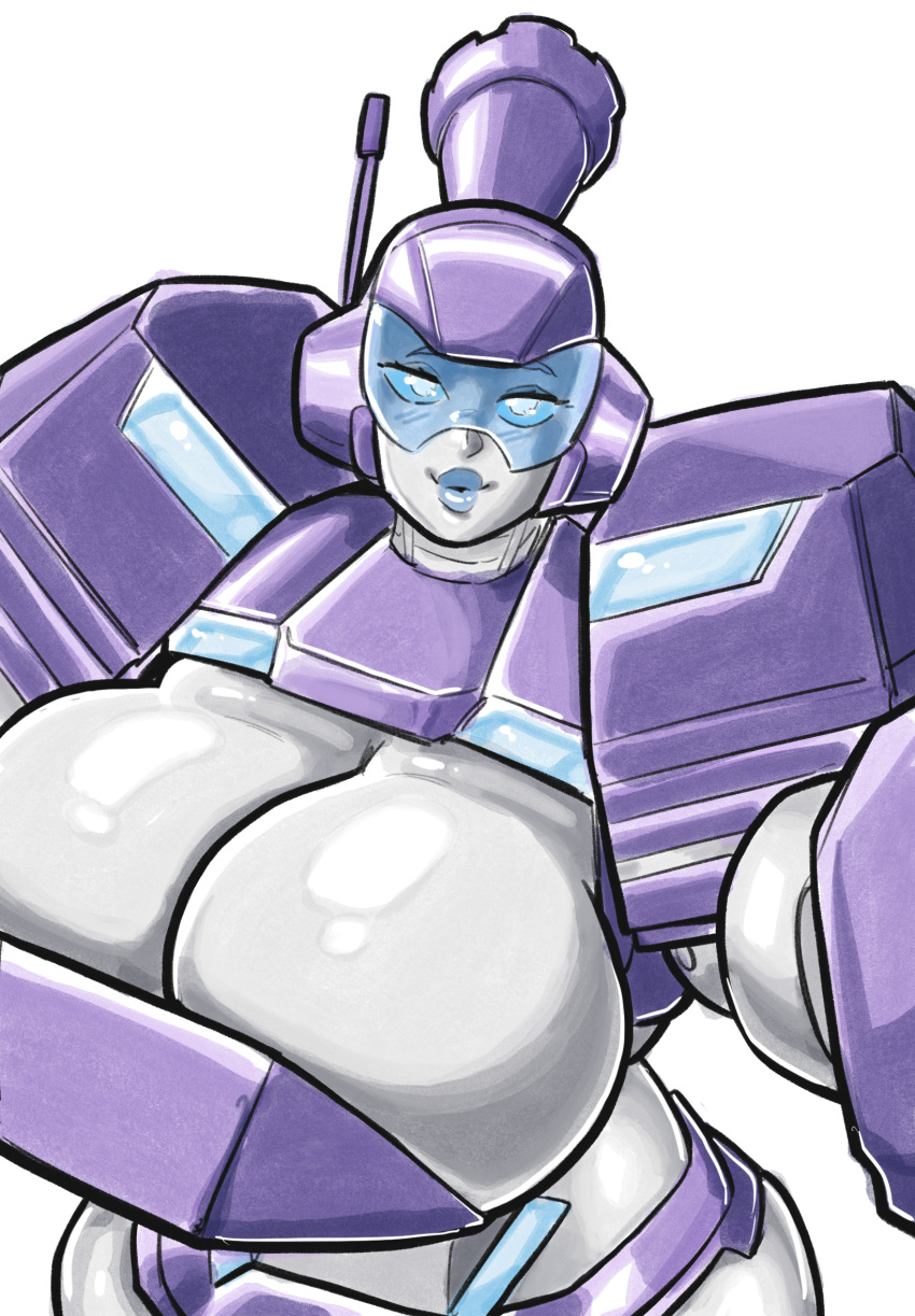 Rule 34 – 1girls big breasts blue lipstick breasts busty donut doodles grey skin hashtag (transformers) huge breasts robot robot girl robot humanoid solo solo female transformers transformers earthspark | 12638909