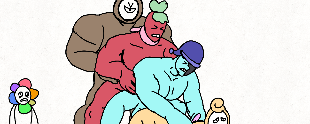 Rule34 – 5boys dandys_world rotoscoping shitpost shocked traced_art train what