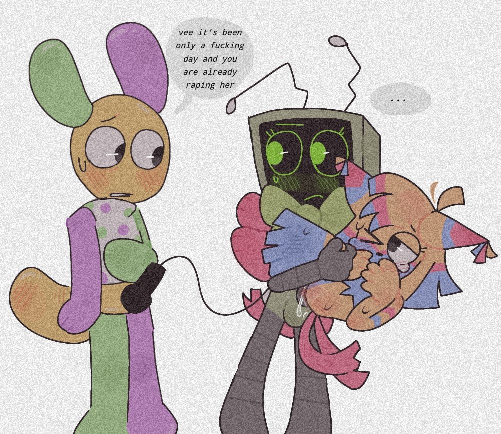 Rule 34 – blush crying dandy’s world futanari looey (dandy’s world) pinata rape robot girl vee (dandy’s world) | 12843265