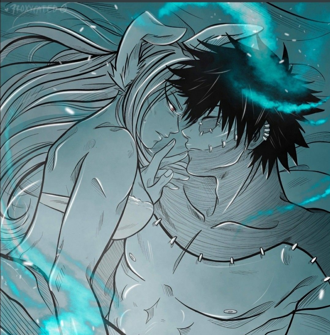 Rule34 – 1boy 1girls after_sex black_hair blue_flame bunny_ears bunny_girl face-to-face female in_bed long_hair male male/female rabbit_ears rabbit_girl scars shirtless shirtless_male sleeping spiky_hair straight the_naughty_gemini todoroki_touya topless touching_lip touya_todoroki villain watching