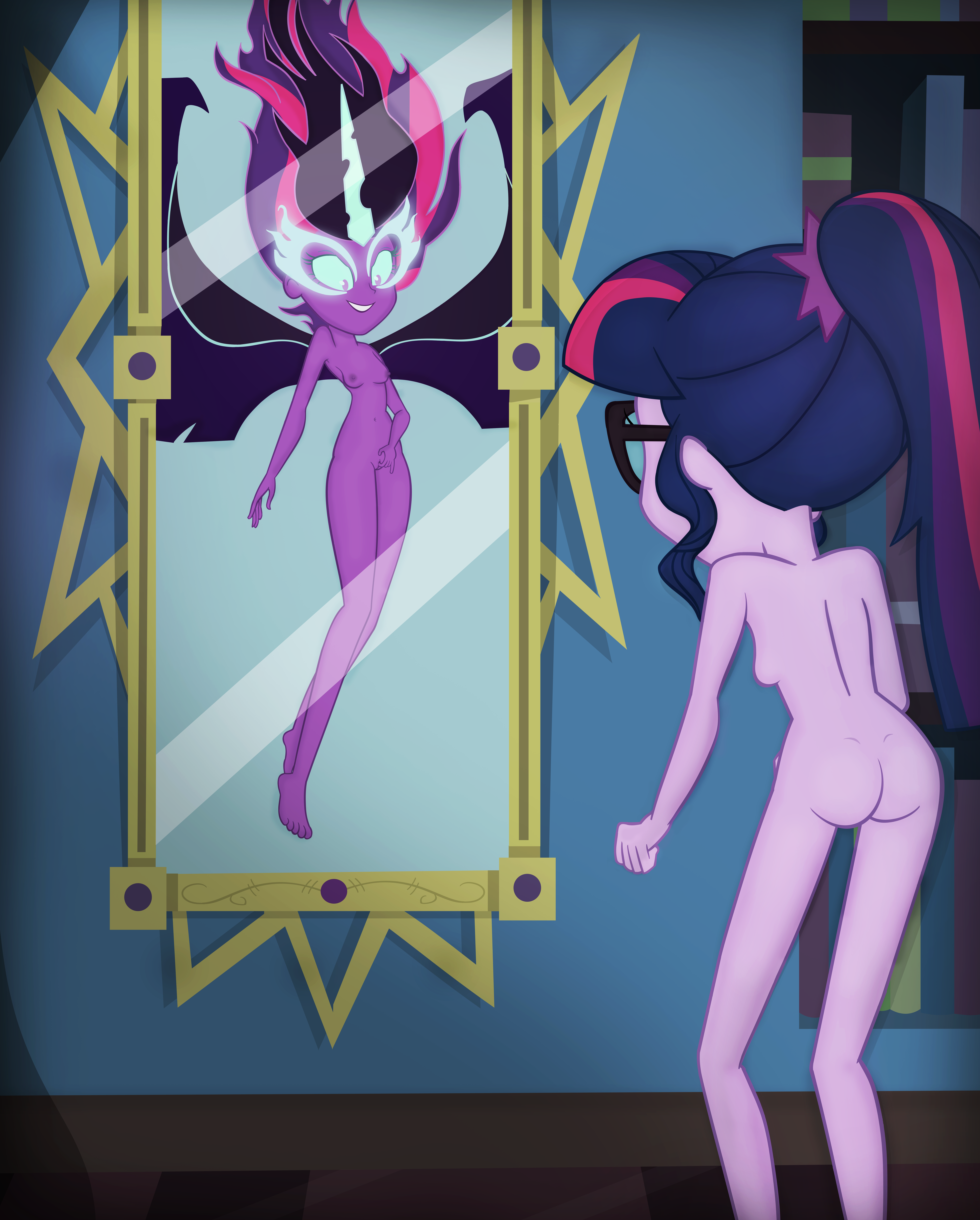 Rule34 – 10s 2girls accurate_art_style areolae ass bare_ass bare_back bare_legs bare_shoulders barefoot bedroom blue_hair breasts cleft_of_venus completely_nude completely_nude_female dual_persona eyelashes female female_masturbation fingering fingering_self fire_hair glasses hair_ornament horn indoors invisibleink looking_at_another masturbation medium_breasts mirror multicolored_hair multiple_girls navel nipples nude nude_female ponytail purple_skin sci-twi shoulder_blades smirk standing stomach teenage_girl teenager tied_hair toes very_long_hair wings young