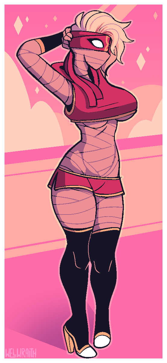 Rule 34 – 1girls bandage bandages epoch (welwraith) fully clothed heel boots heeled boots heels high heel boots high heels legwear mummy costume mummy wrappings scraper city superheroine thigh boots thigh highs thighhighs thighs underboob welwraith workout workout clothes | 13011720