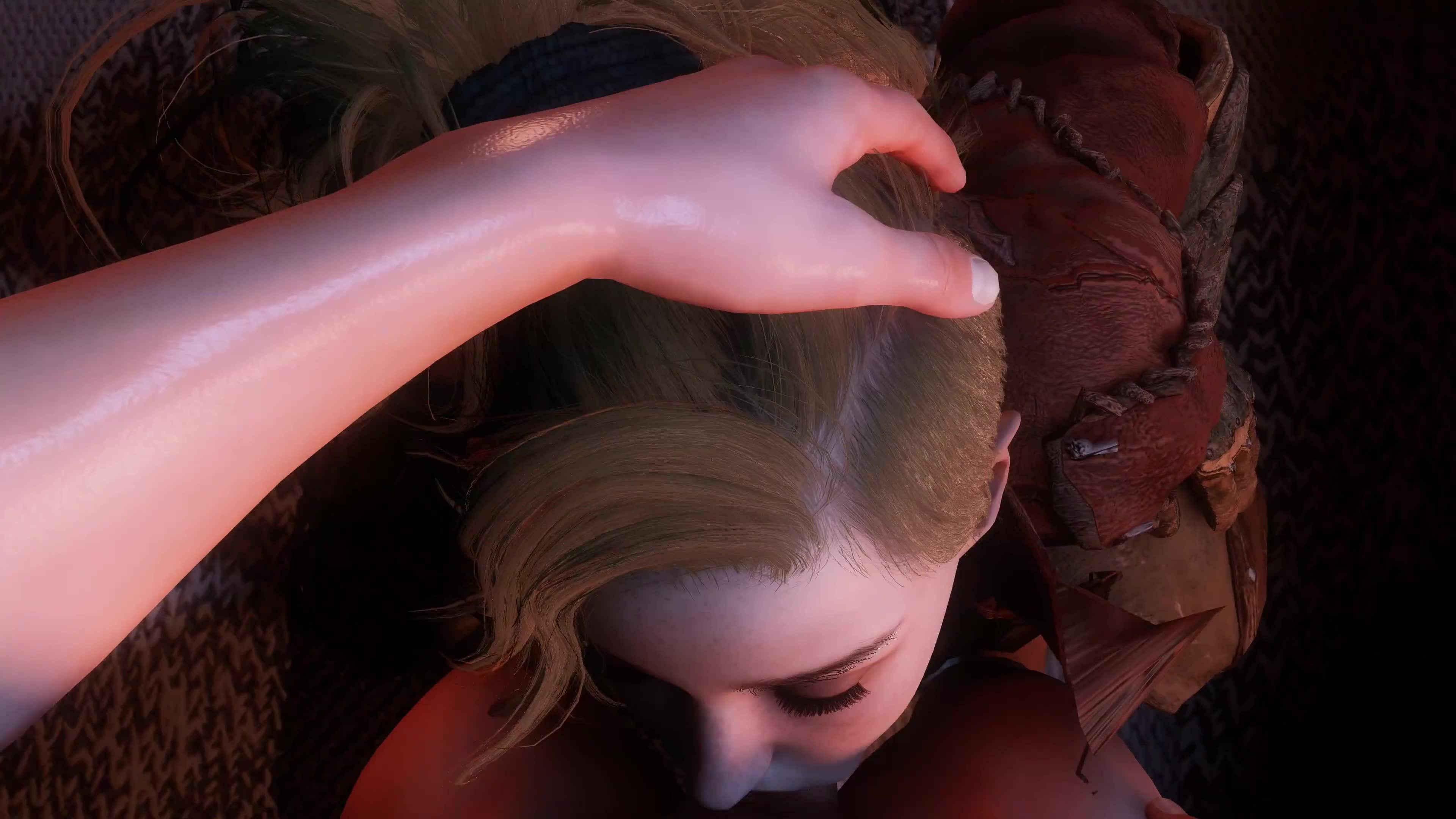 Rule34 – blowjob deepthroat femsub gemma_(monster_hunter_wilds) hand_on_another’s_head hand_on_head mom mommy pov pov_blowjob pov_male son video virt-a-mate virtamate