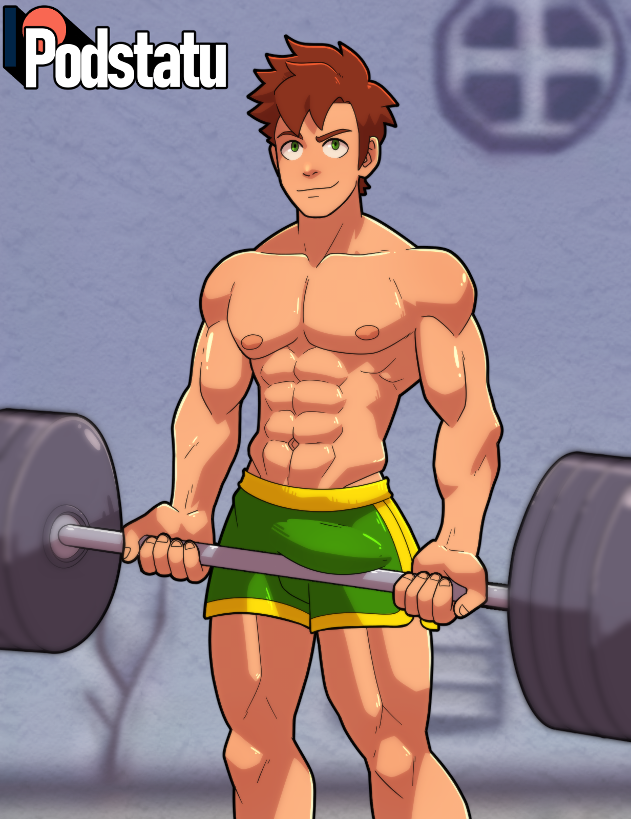 Rule34 – alex_mullner brown_hair bulge bulge_frottage bulge_under_clothes confident dumbbell gameplay_mechanics green_eyes grin gym gym_shorts lifting looking_at_viewer male male_only muscular muscular_male public_exposure public_indecency shameless shorts shorts_only smiling smiling_at_viewer spa teasing teasing_viewer working_out workout