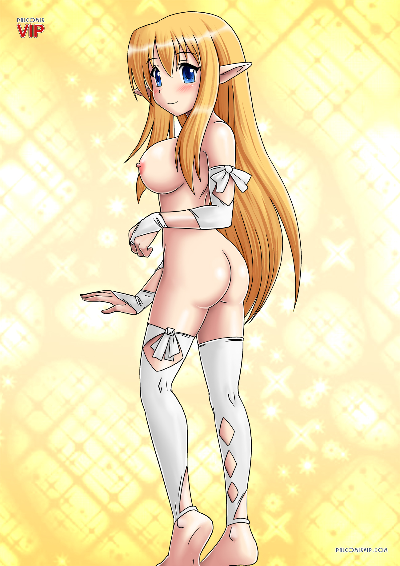 Rule34 – 1girls ass barefoot blush breasts feet female female_only looking_at_viewer nipples palcomixvip.com solo