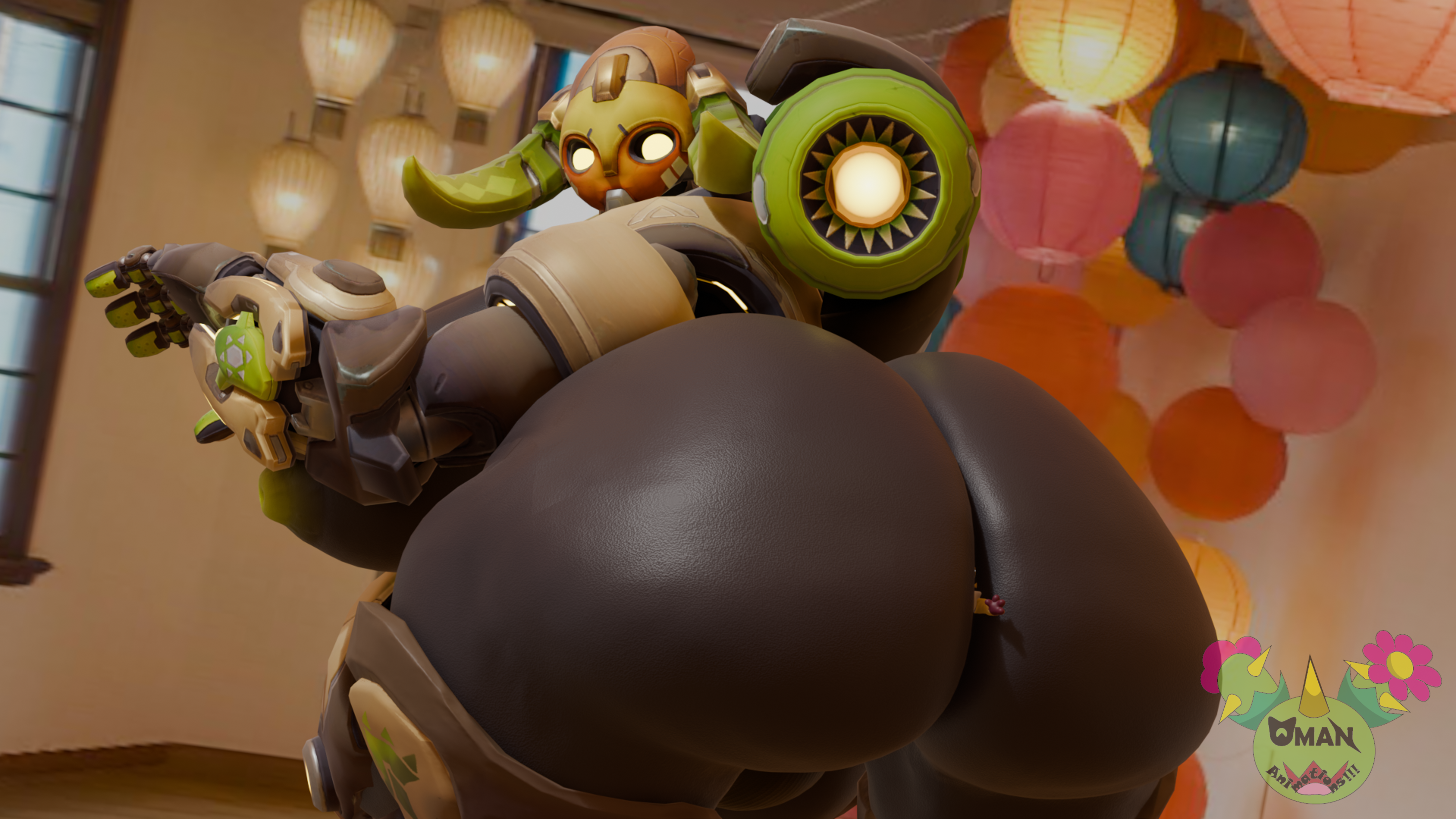 Rule34 – ass butt_crush butt_smother entrapment facesitting female humanoid_taur machine male male/female mammal murid murine omananimations orisa_(overwatch) rat robot robot_taur rodent sitting_on_another smothering taur trapped_in_butt widescreen