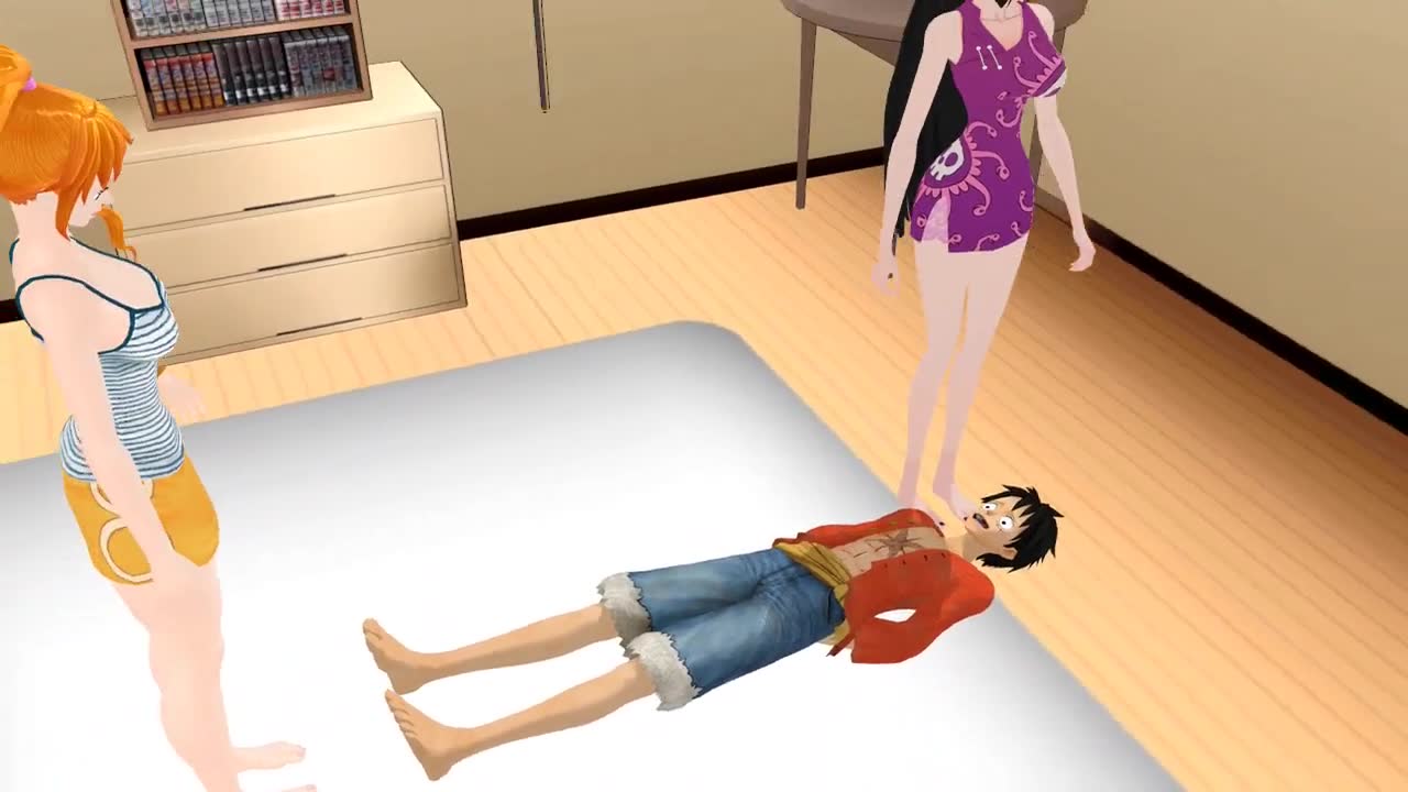 Rule34 – barefoot feet feet_up foot_fetish foot_lick footjob giantess stomp stomped stomping stomping_on_balls trample trampling video