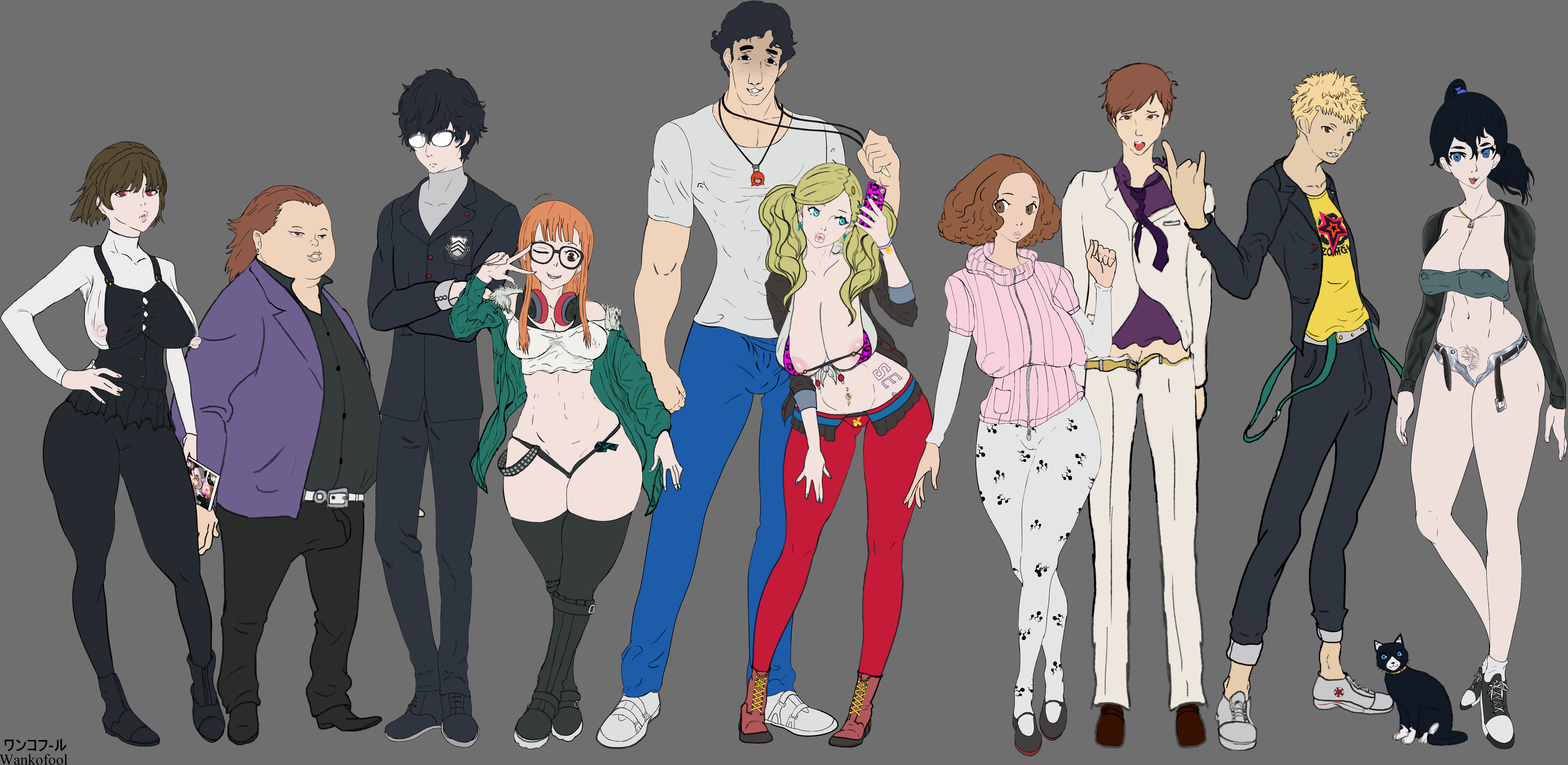 Rule34 – big_lips big_nipples big_penis blonde_hair blue_eyes boots brown_eyes brown_hair cellphone character_sheet cognitive_ann concept_art dark_hair fat_man female fluffy_hair glasses gyaru hotpants huge_breasts impossible_clothes kissing leopard_print long_hair mary_janes muscular_male orange_hair persoan_5_royal red_eyes shoes silver_hair taking_picture thick_ass thick_thighs twintails v_sign wankofool white_skin