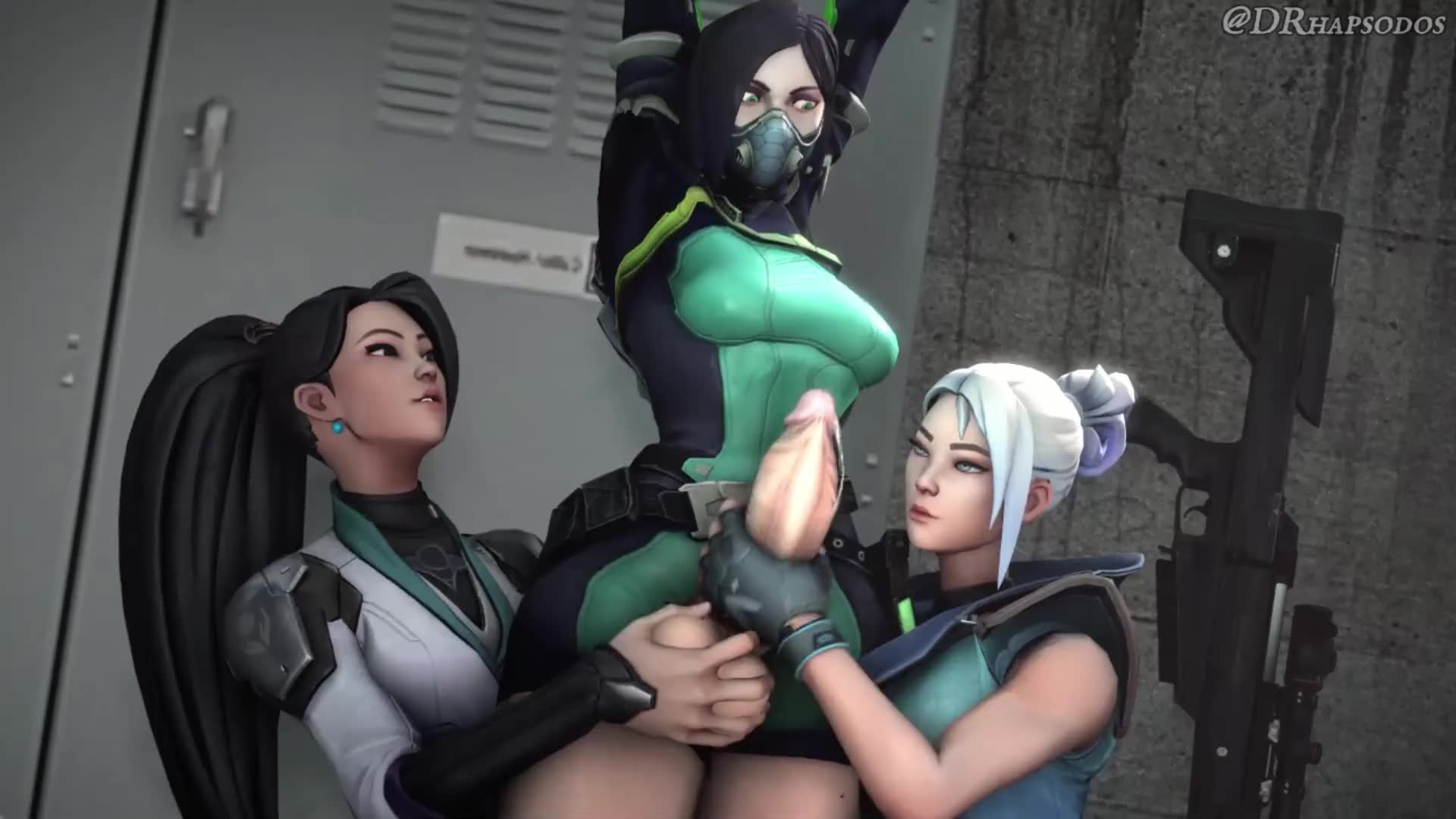 Rule34 – 1futa 2girls 3d_model assisted_masturbation assisted_sex ball_grab black_hair blue_eyes curvy curvy_body curvy_female futanari grabbing grabbing_balls grabbing_from_behind green_eyes hand_on_penis handjob mask masked_female ngt95 ponytail thick_body thick_legs thick_thighs thighs threesome tied_hands video white_hair