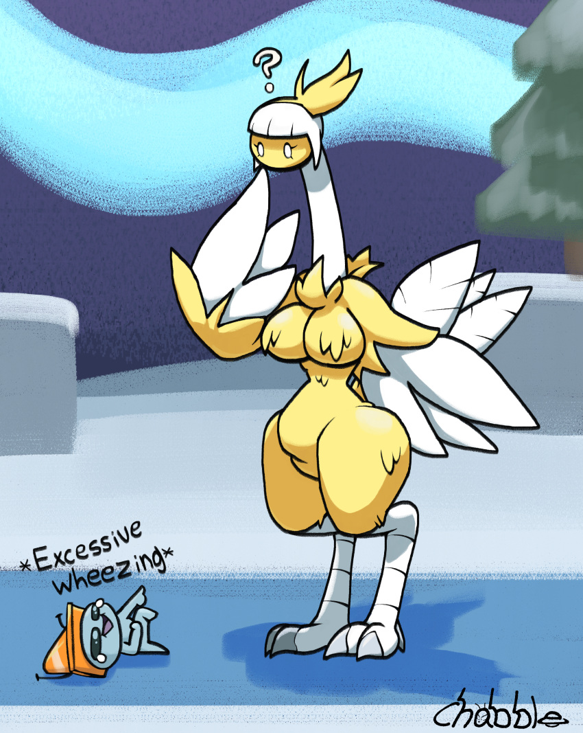 Rule 34 – alien bird bird feet bird girl cassette beasts chabble feathers fusion laughing monster monster girl snow traffic cone | 12721519