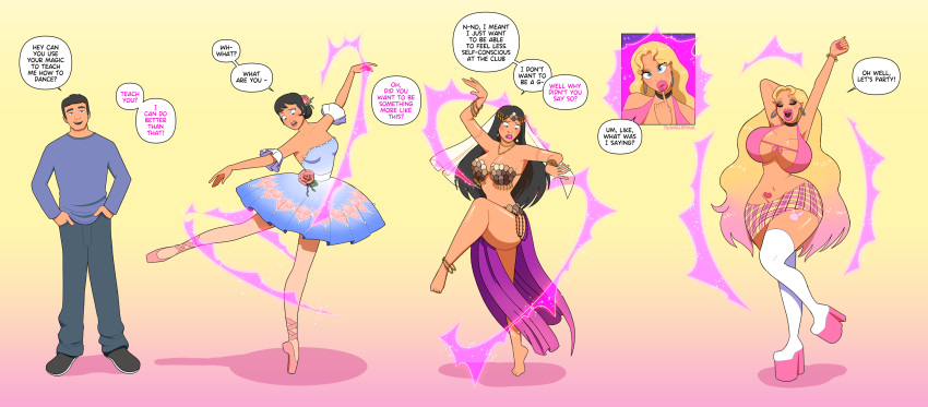 Rule 34 – ass expansion breast expansion gender transformation large ass large breasts midriff mtf transformation navel thick thighs thigh expansion transformation transformation sequence trianglefour wide hips | 12898719