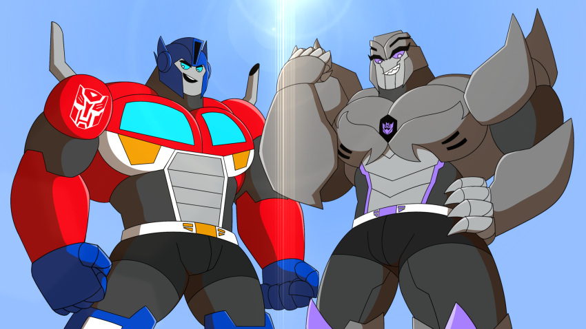 Rule 34 – big penis gay leader megatron muscular optimus prime robot transformers | 12930891