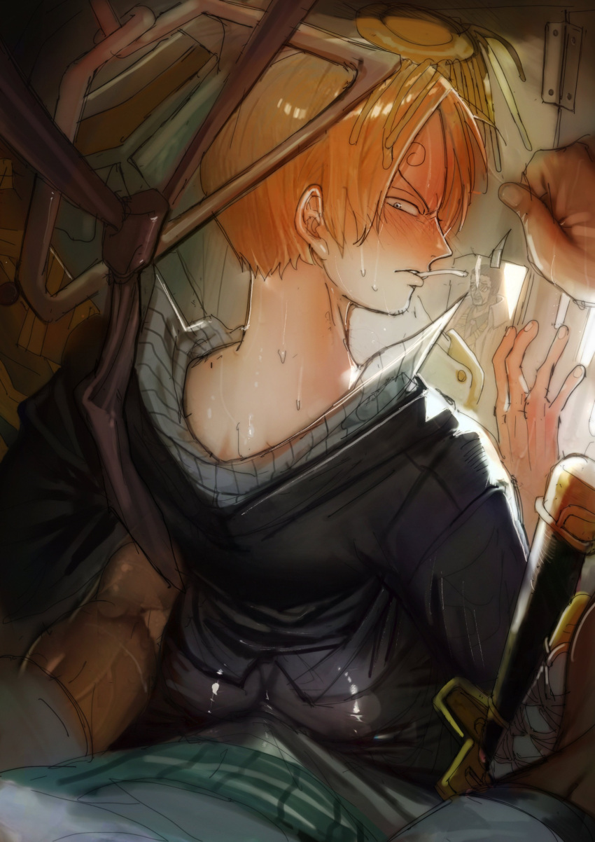 Rule 34 – 2boys angry ass blonde hair blush borsalino (kizaru) bulge cigarette closet erection under clothes fully clothed gay hot dogging locker locker interior looking at viewer looking back male male only male pov olu1132 one piece photo (object) pov pre-timeskip roronoa zoro sexually suggestive smoking solo focus suit sweat vinsmoke sanji yaoi | 12813911