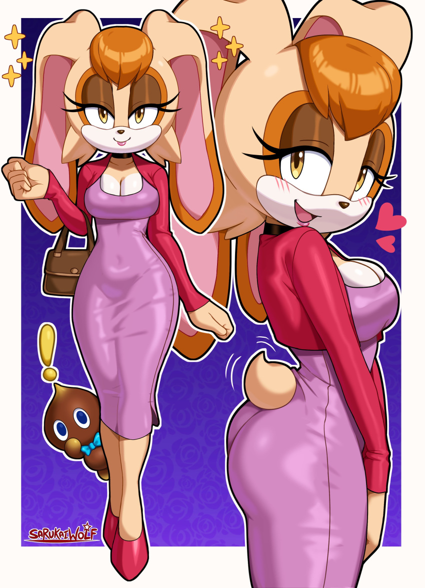 Rule 34 – 1boy 1girls anthro anthro only belly belly button big breasts big ears breasts chao (sonic) chocola the chao eyelashes eyeshadow female fur furry furry female heart long ears male mammal mature female monochrome pussy rabbit sarukaiwolf sega sonic (series) sonic the hedgehog (series) tan fur vanilla the rabbit | 12860289