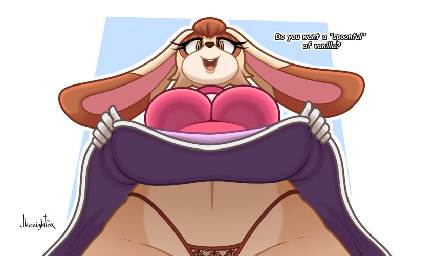 Rule 34 – big breasts breasts female furry huge breasts jhenightfox milf sega sonic (series) tagme thick thighs vanilla the rabbit wide hips | 12883300