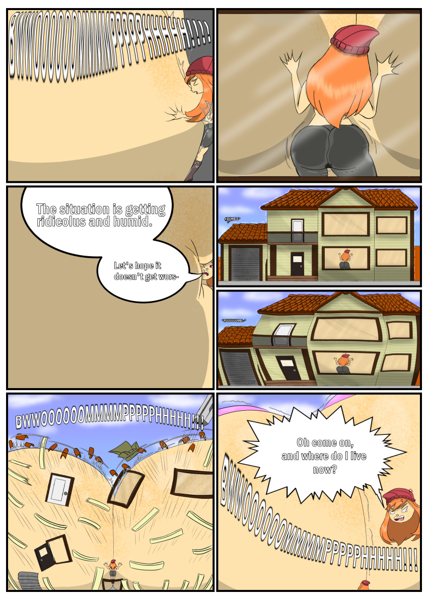 Rule 34 – breast expansion breasts bigger than head comic page comic panel destruction dialogue ginger house massive breasts meggy spletzer smg4 smg4 (character) wet whyhyper69 | 12941486