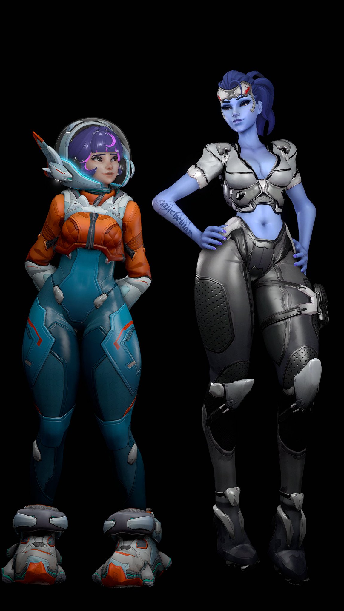 Rule 34 – 2girls 3d activision almightypatty amelie lacroix big breasts blizzard entertainment blue-skinned female blue body blue skin breasts curvaceous curvy curvy figure female hips hourglass figure juno (overwatch) mature mature female overwatch overwatch 2 slim waist thick thick hips thick legs thick thighs thighs voluptuous waist wide hips widowmaker | 13108776